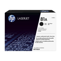 HP 81A Black Toner CF281A - High-Yield, 10,500 Pages | Premium Quality Printing